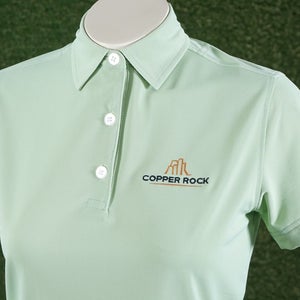 WOMENS XL, LPGA COPPER ROCK CHAMPIONSHIP GOLF POLO MINT GREEN ~ BRAND NEW!