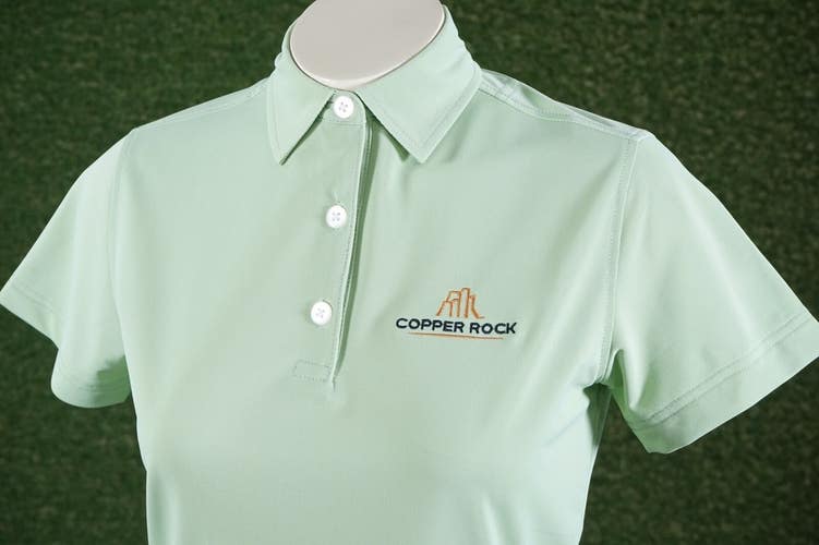 WOMENS 3XL, LPGA COPPER ROCK CHAMPIONSHIP GOLF POLO MINT GREEN ~ BRAND NEW!