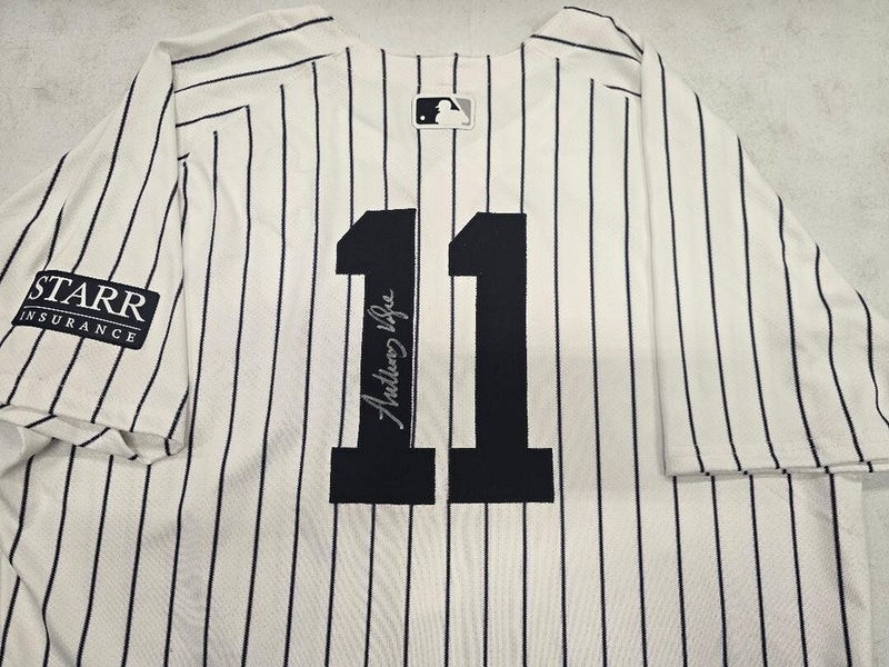 Yankees ANTHONY VOLPE Signed PLAYER ISSUED 2024 WORLD SERIES Fanatics COA