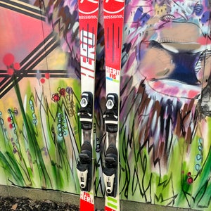 *Lightly used* 147cm Rossignol Hero Jr Multi Event Skis Equipped w/ Look NX10 System Bindings