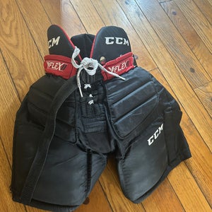 Large  CCM YTFlex 2 Goalie Leg Pads (Used)
