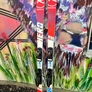 158cm Rossignol Hero FIS GS Pro Skis mounted w/ Look NX7 (Tune and Binding Adjustment included)