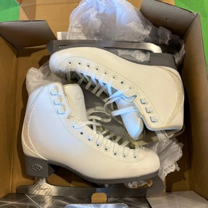 New Riedell Sparkle Figure Skates Adult 7