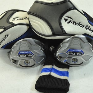 TaylorMade SLDR 3HL-17* and 5-19* Fairway Woods Heads Only Set w/ Covers #181792