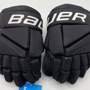 NEW Bauer X Gloves, Black, 9”