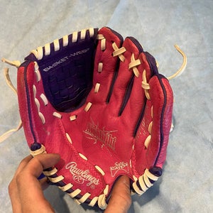 Pink Rawlings Highlight Series RH T-Ball Glove 10" (Used)