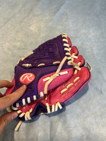 Pink Rawlings Highlight Series T-Ball Glove 10"