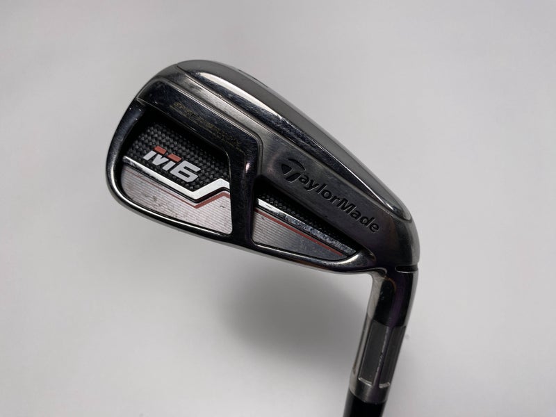 TaylorMade M6 Single 6 Iron Fujikura Atmos 6R Regular Graphite Mens RH