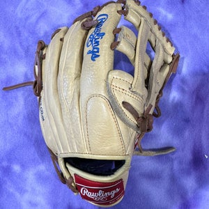 Brown Rawlings Select Pro Lite Right Hand Throw Infield Baseball Glove 11.5" (Used)