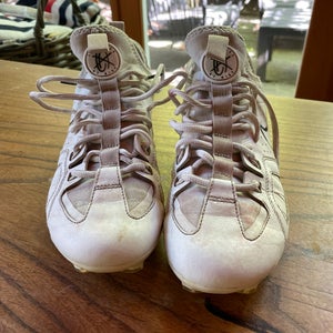 White Unisex Size M 7.0 (W 8.0)  Nike Low Top Huarache 9 Varsity Lax (Used)