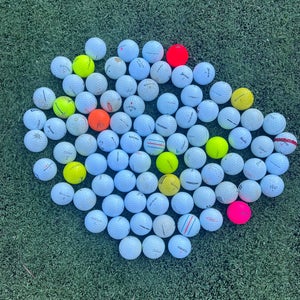 Lot Of 84 (7 Dozen) Used Golf Balls Of Mixed Brands & Grades (Check Description)