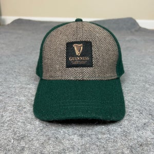 Guiness Mens Hat Strap Back Brown Green Cap Beer Logo Felt Casual Everyday