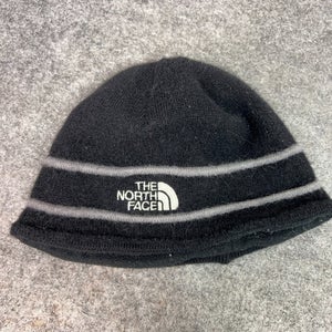 North Face Mens Hat Black Gray Beanie Wool Logo Hiking Outdoor Winter Cap Casual