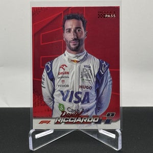 Daniel Ricciardo Visa CA Racing Bulls 2024 Topps F1 Paddock Pass Red Parallel 68