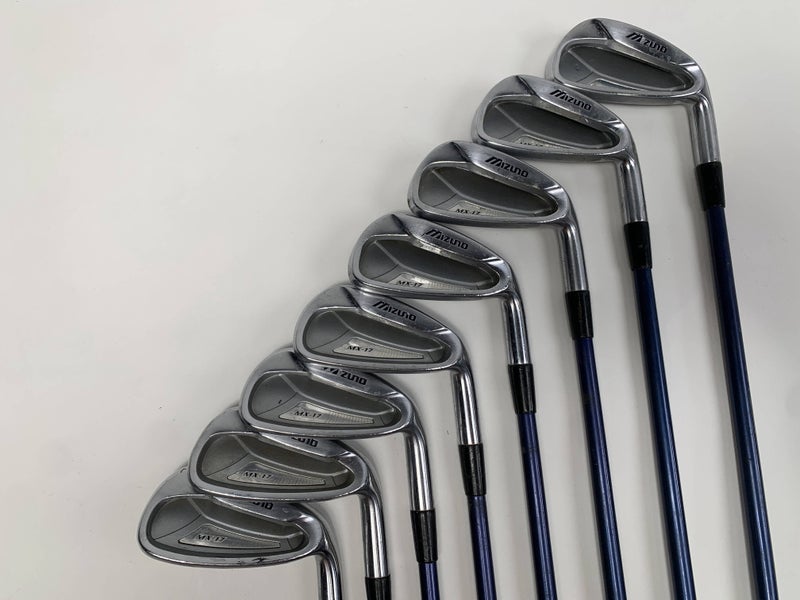Mizuno MX 17 Iron Set 3-PW Exsar Blue Regular Graphite Mens RH