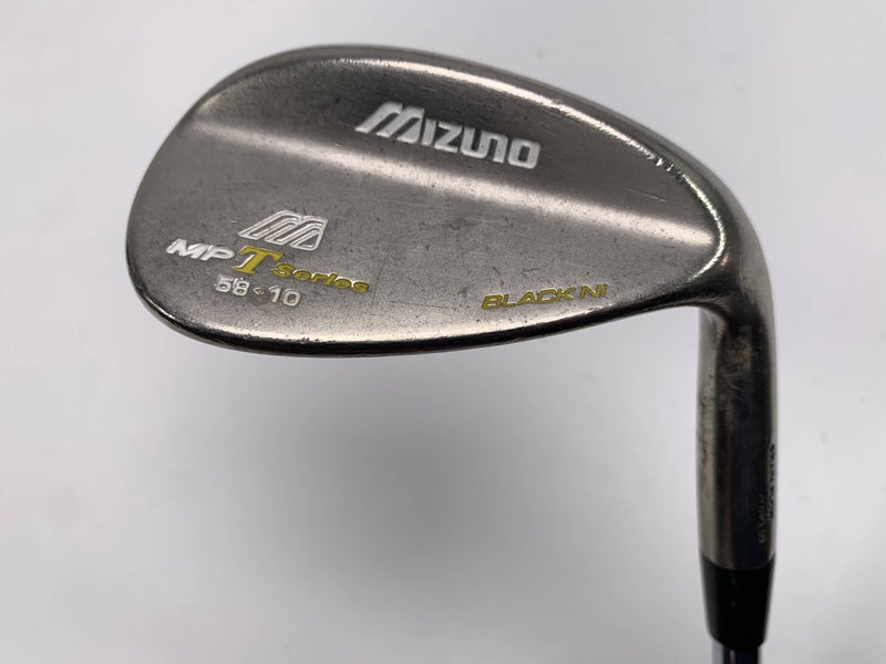 Mizuno MP T Series Black Nickel 2008 58* 10 True Temper Dynamic Gold Wedge RH