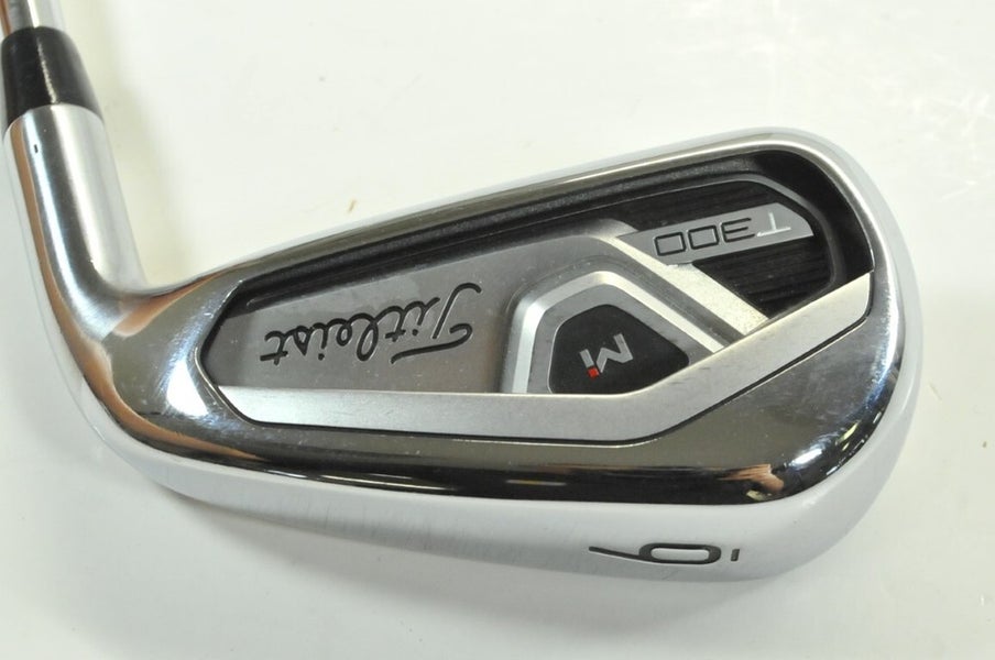 Titleist T300 2021 Single 6 Iron Stiff Right AMT Tour White S300 Steel # 188728
