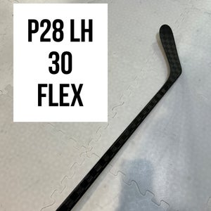 Junior(1x)Left P28 30 Flex 55” ProBlackStock™ Unbranded Blackouts Pro Stock Nexus Hockey Sticks