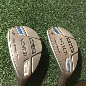Adams Left Handed Idea A7OS Iron Hybrids Set (4H & 5H)Regular Grafalloy Graphite