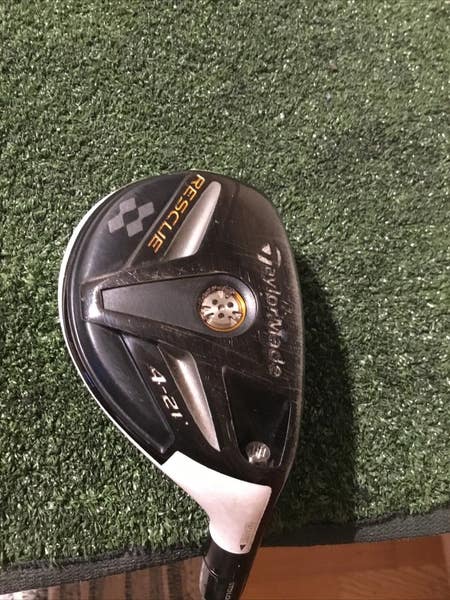 Hybride TaylorMade Rescue 4-21 D'occasion, Manche Graphite, Flexion Régulière, Droitier, Avec Headcover