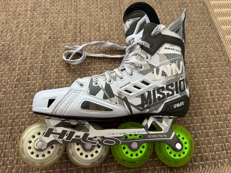 Mission Inhaler WM03 Inline Skates Wide Width Size 8.5 (Used)