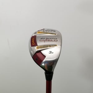 2009 CALLAWAY BIG BERTHA DIABLO 3 HYBRID 21* STIFF CALLAWAY GOLF 60G +HC GOOD