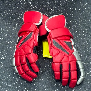 Used STX SHADOW Lacrosse Gloves Mens Red 11 1/2" 11849-S000027345