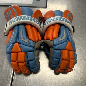 Used Warrior BREAKERS Lacrosse Gloves Junior Royal Blue MD 11849-S000027242