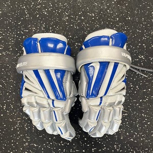Used Nike VAPOR ELITE Lacrosse Gloves Mens White 12" 11849-S000027231