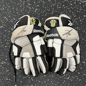 Used Reebok ZG3 Lacrosse Gloves Junior Black 8" 11849-S000027152