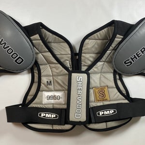 Medium Sher-wood 9950 Shoulder Pads