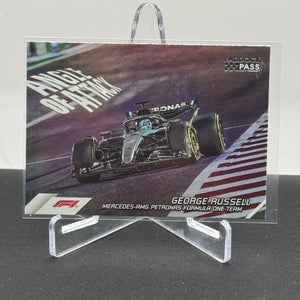 George Russell Mercedes 2024 Topps F1 Paddock Pass Angle of Attack Insert #AA-5