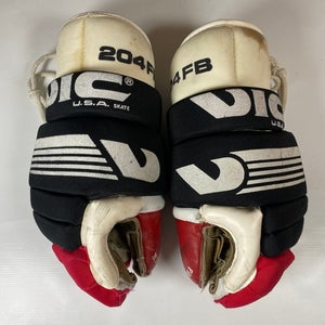 VIC 204FB Hockey Gloves - Vintage Black/White/Red