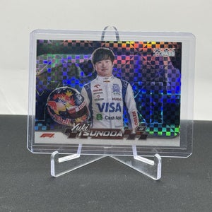 Yuki Tsunoda Visa CA RB 2024 Topps F1 Paddock Pass X-Fractor Parallel #67