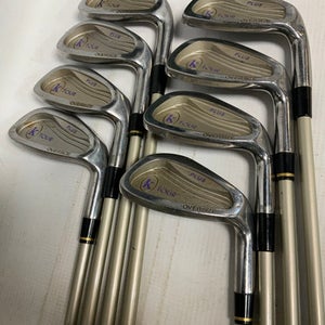 (Used) Right Handed Women's Ladies Flex Graphite Shaft 8 Pieces Iron Set