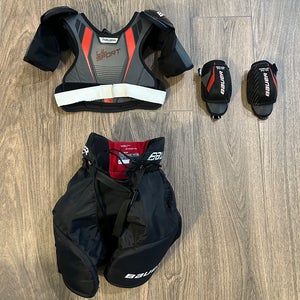 Bauer Hockey Pants, Shoulder Pads and Elbow Pads