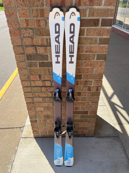 HEAD The Link Pro 160 cm Skis With Bindings (Used)