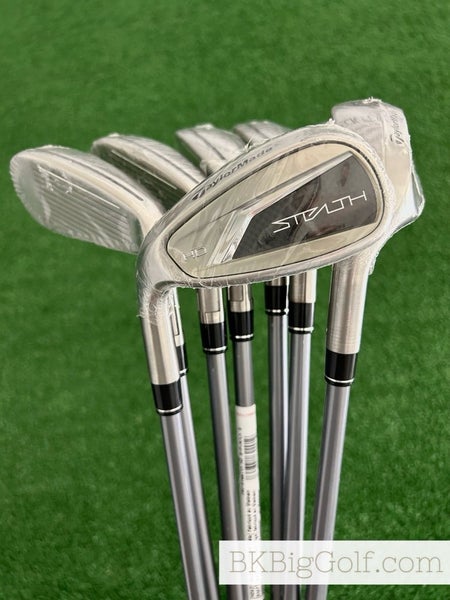 NEW LH Taylormade Stealth HD Iron Set 5-A / Fujikura Speeder NX 60 Stiff