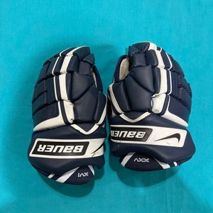 Blue Junior Bauer Vapor XXV Gloves 11" (Used)