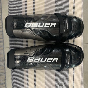 Senior Bauer Pro Series 16" Shin Pads Pro Stock (Used)