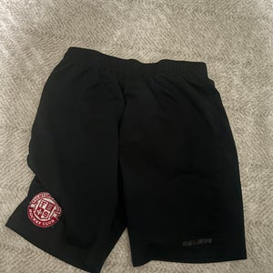 Dubuque USHL Black  Large Men's Bauer Shorts (Used)
