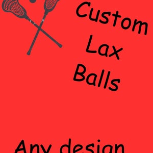 Custom lax balls