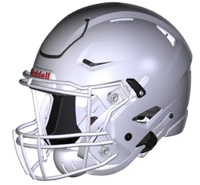NEW Small Riddell 2025 Speedflex Youth Football Helmet Gloss White ...