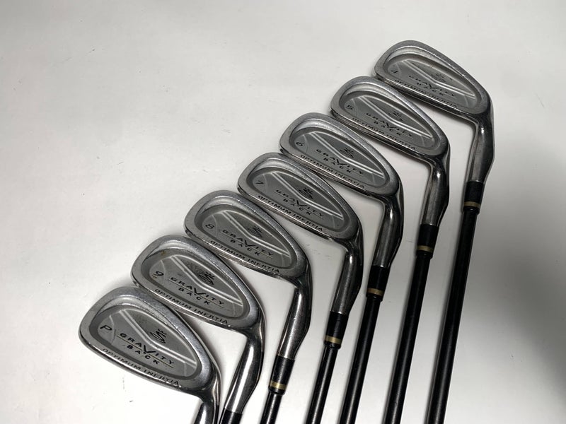 Cobra Gravity Back Iron Set 4-PW Regular Graphite Mens RH