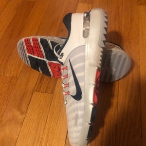 Nike Free Spikeless Golf Shoes Men's 10 Platinum Gray New!