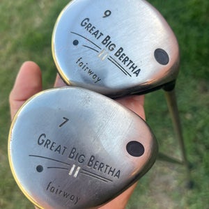 LADIES Callaway Great Big Bertha II 7 & 9 Fairway Woods