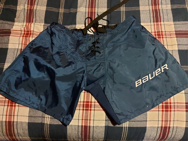 Bauer Senior Small Goalie Navy Blue Pant Shells | SidelineSwap | Buy ...