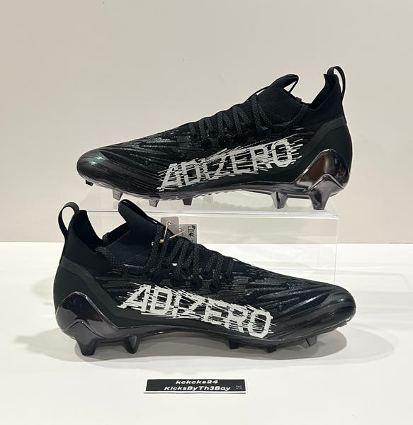 Size 14 Adidas Adizero Primeknit Football Cleats Black Metallic
