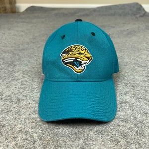 Jacksonville Jaguars Men Hat Strap Back Blue Logo Wool Blend Reebok Football Cap