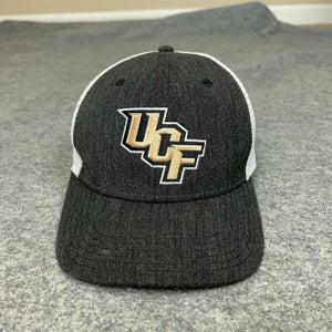 UCF Knights Mens Hat Snapback Trucker Black White College Sports Cap NCAA Logo ^